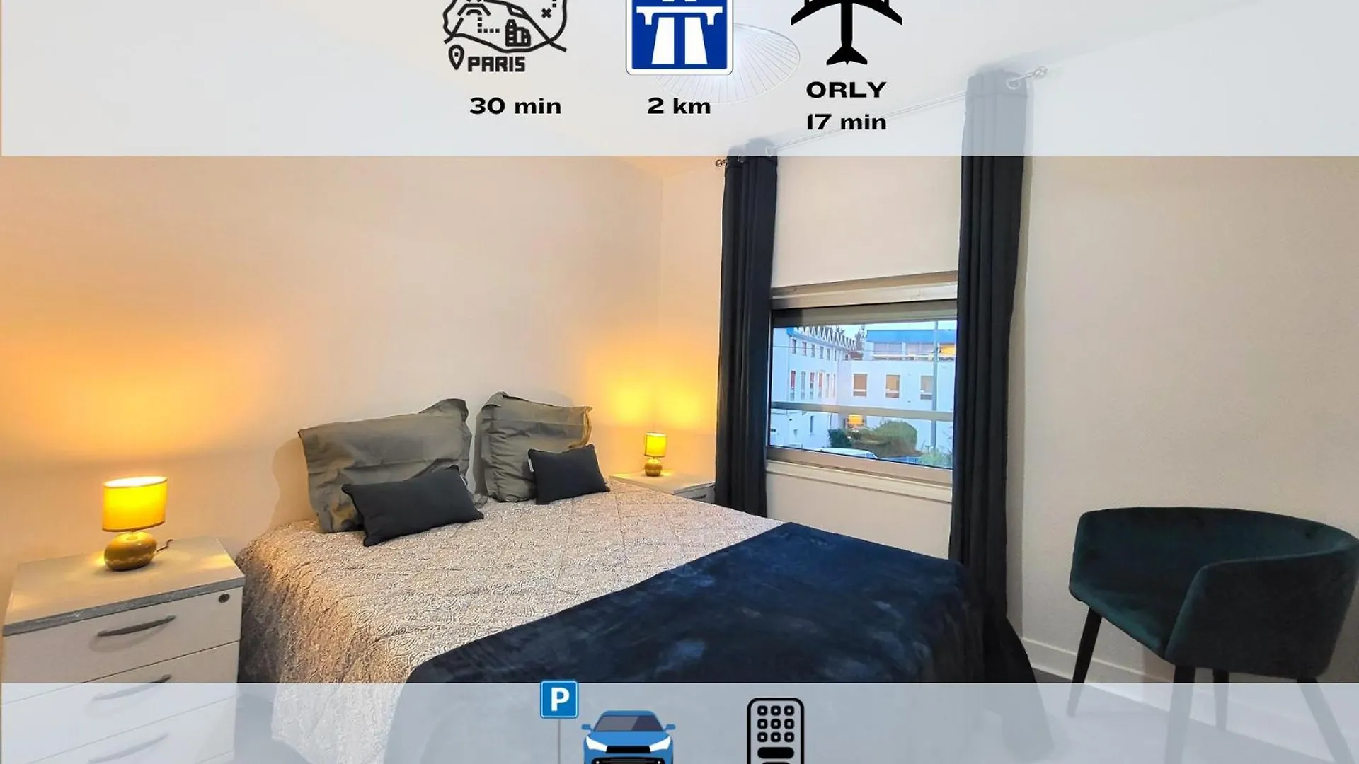 Apartment Les Entrepreneurs - Appartements Neufs Et Spacieux, Proche Rer C Et Aeroport Orly Morangis