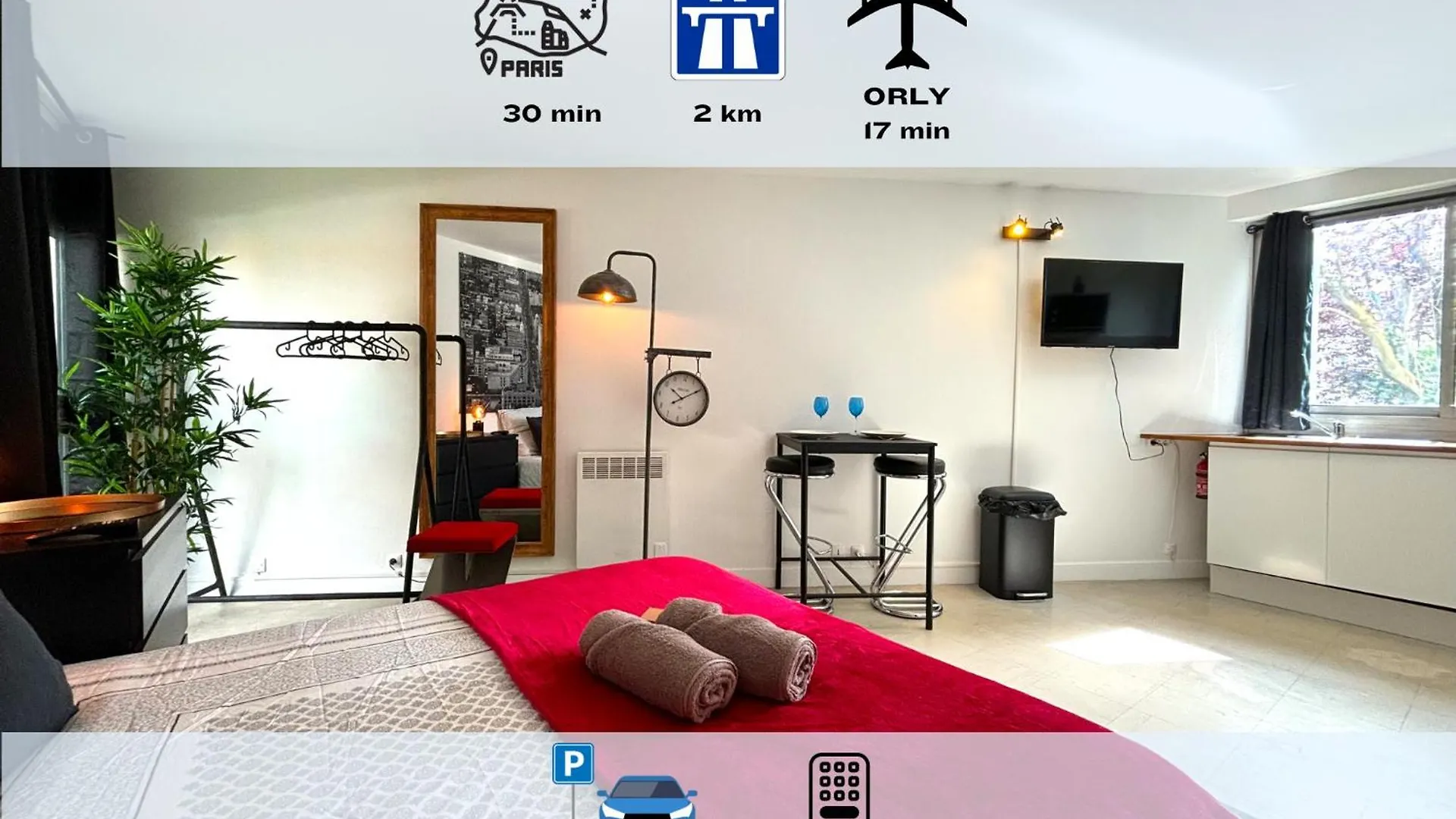 Apartment Les Entrepreneurs - Appartements Neufs Et Spacieux, Proche Rer C Et Aeroport Orly Morangis  France