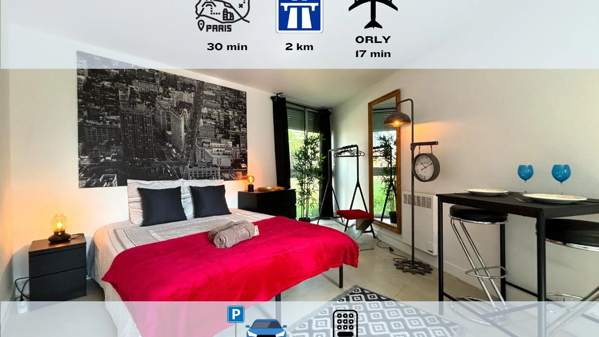 Apartment Les Entrepreneurs - Appartements Neufs Et Spacieux, Proche Rer C Et Aeroport Orly Morangis